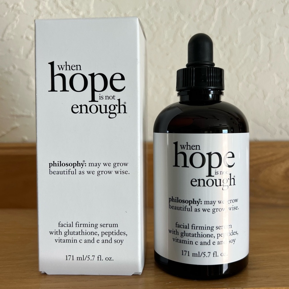 Philosophy When Hope is Not Enough Facial Firming Serum - NWOT